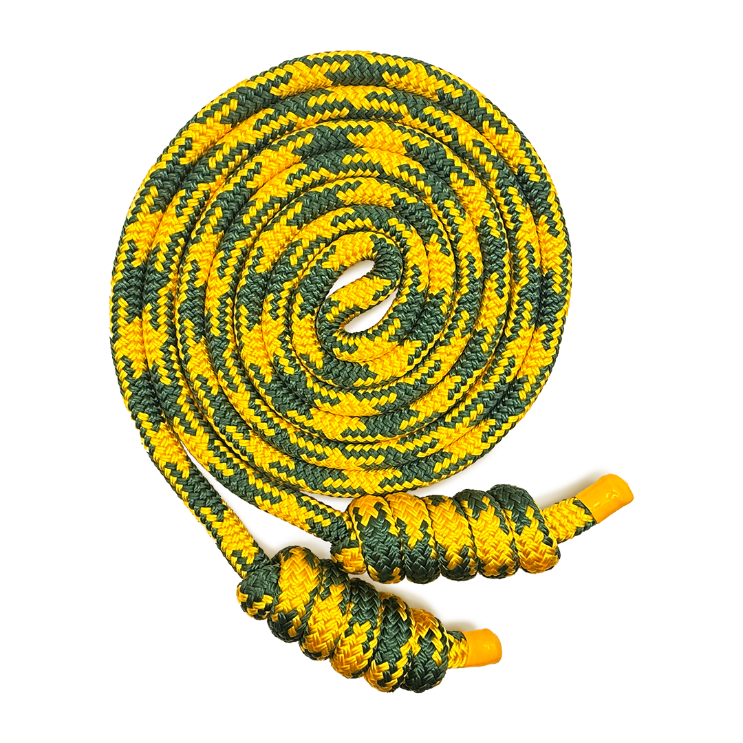 The Rope Down Under – 12 mm Flow Rope (450g) – Green & Yellow-0