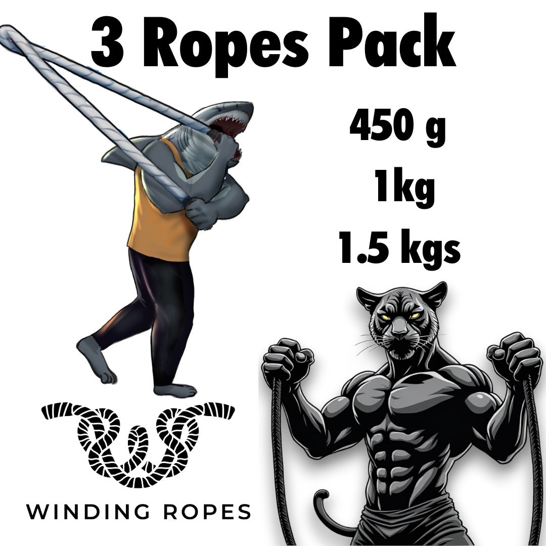 3 Weights Premium Flow Pack : 1.5 Kgs + 1 kg + 440 grams flow ropes-0