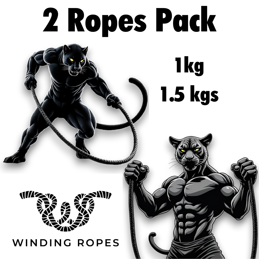 2 Heavy Ropes Pack (1 kg + 1.4 kgs) STRONGER FLOW-0